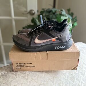 Nike Zoom Fly Off-White (Black silver)